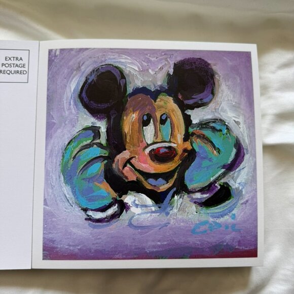 GUC, RARE Eric Robison Disney Mickey Mouse One Hundred 100 Postcards, Vintage - Picture 13 of 16